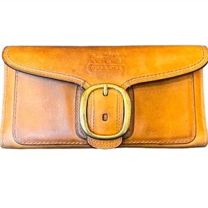 Coach Bleeker Tri-fold Wallet with Checkbook Cover